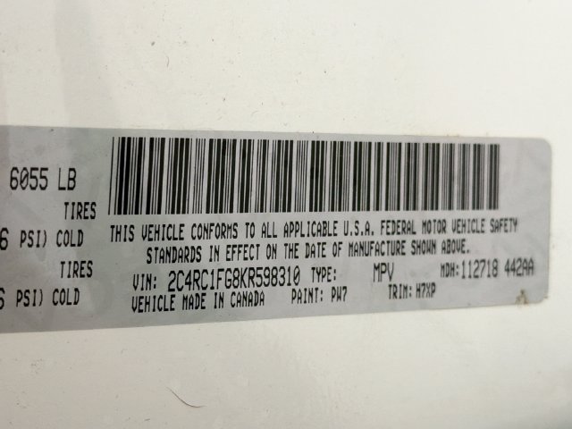Used 2019 Chrysler Pacifica Touring Plus w/ Advanced Safetytec Group FWD image 28