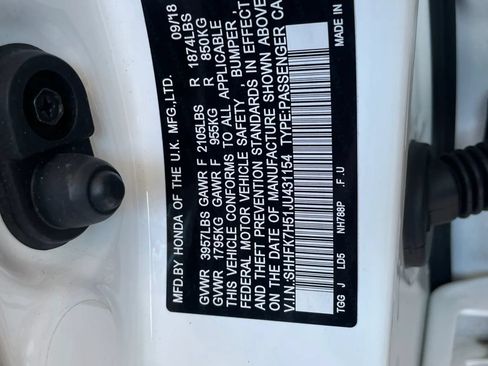 Used 2018 Honda Civic EX image 32