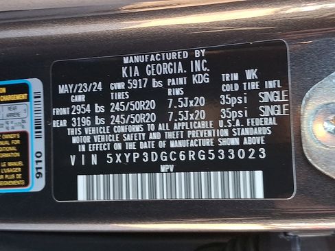 Used 2024 Kia Telluride EX w/ EX Captain's Chair Package image 30