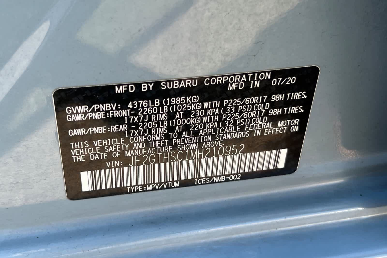 Used 2021 Subaru Crosstrek 2.5i Sport w/ Moonroof Package AWD/4WD image 32