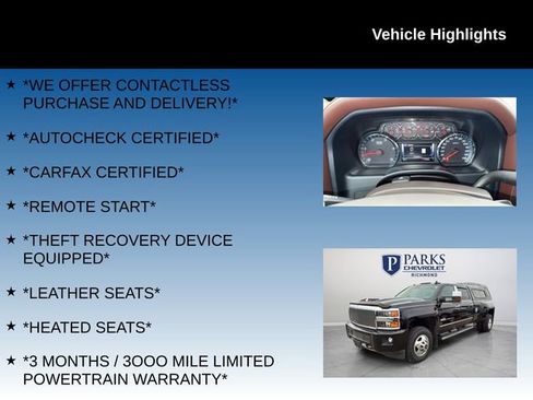 Used 2018 Chevrolet Silverado 3500 High Country w/ Duramax Plus Package image 4