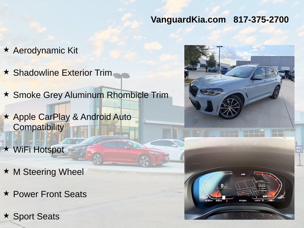 Used 2022 BMW X3 xDrive30i w/ M Sport Package 2 AWD/4WD image 18