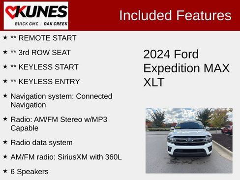 Used 2024 Ford Expedition Max XLT image 2