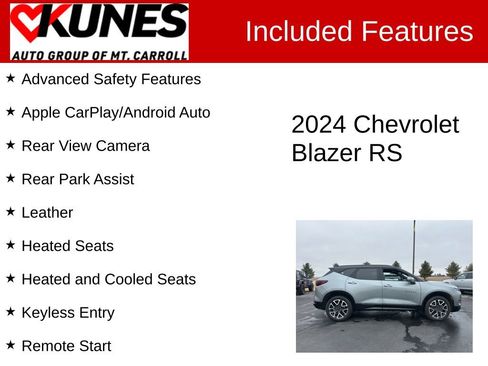 Used 2024 Chevrolet Blazer RS w/ Enhanced Convenience Package image 3