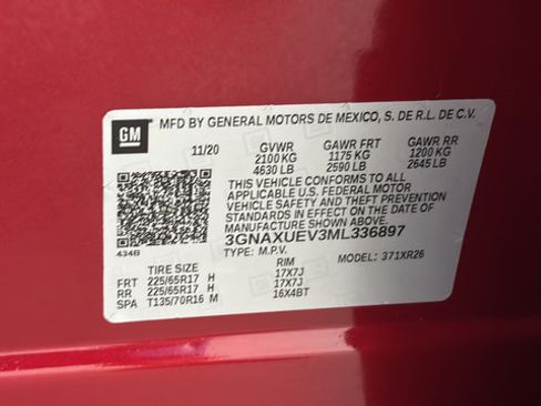 Used 2021 Chevrolet Equinox LT AWD/4WD image 28