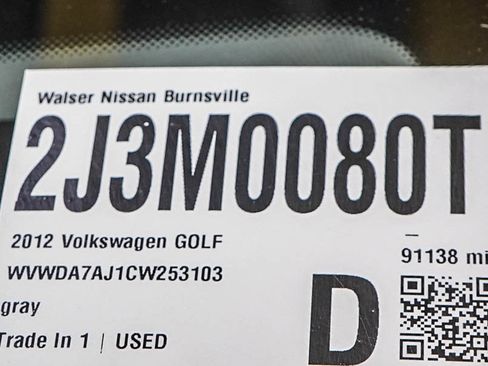 Used 2012 Volkswagen Golf 4-Door FWD image 25