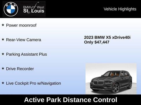 Used 2023 BMW X5 xDrive40i w/ Climate Comfort Package image 96