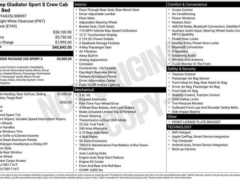 Used 2025 Jeep Gladiator Sport image 15