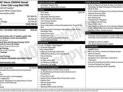 New 2026 GMC Sierra 3500 Denali Ultimate AWD/4WD image 6