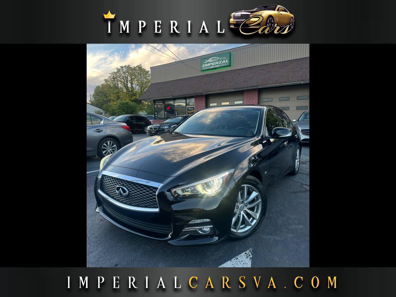 Used 2015 INFINITI Q50 Premium w/ Navigation Package RWD image 1