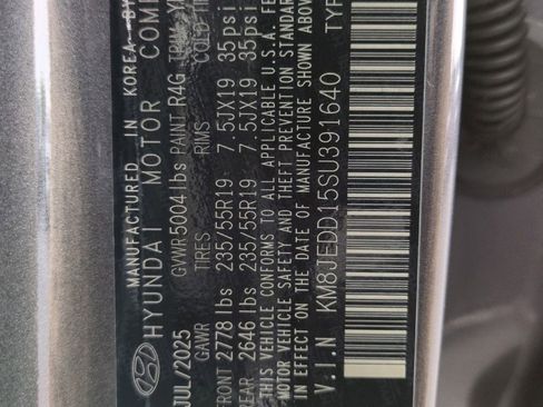 Used 2025 Hyundai Tucson Limited w/ Tow & Go Package AWD/4WD image 55
