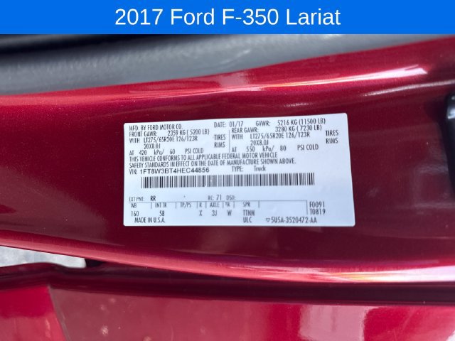 Used 2017 Ford F350 Lariat w/ Lariat Ultimate Package AWD/4WD image 27