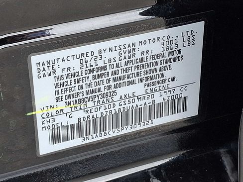 Used 2023 Nissan Sentra SV w/ All-Weather Package FWD image 27