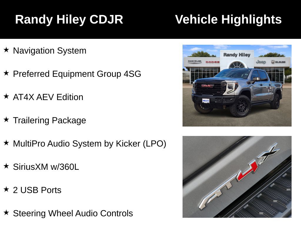 Used 2023 GMC Sierra 1500 AT4X w/ AT4X AEV Edition AWD/4WD image 5