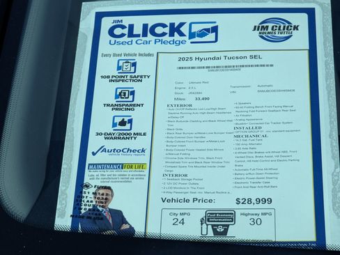 Used 2025 Hyundai Tucson SEL image 13
