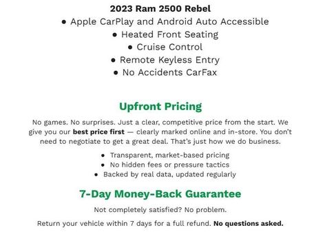 Used 2023 RAM 2500 Rebel w/ Level 1 Equipment Group image 1