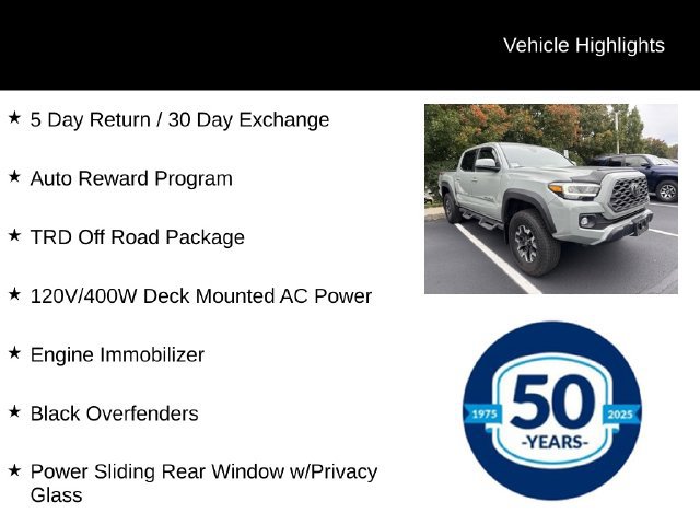 Certified 2022 Toyota Tacoma TRD Off-Road AWD/4WD image 8