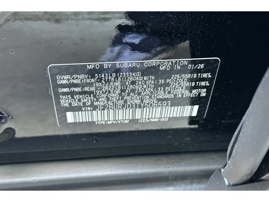 New 2026 Subaru Outback Touring XT AWD/4WD image 26