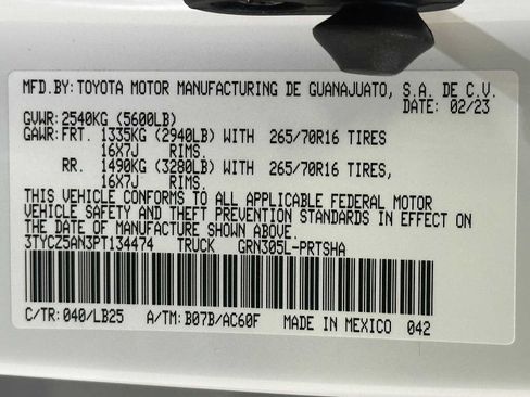 Certified 2023 Toyota Tacoma TRD Pro AWD/4WD image 31