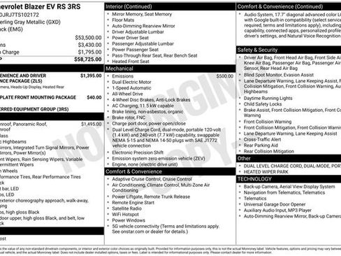 New 2026 Chevrolet Blazer EV RS image 27