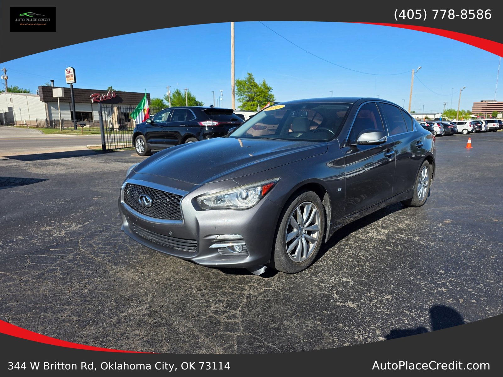 Used 2015 INFINITI Q50 Premium w/ Technology Package AWD/4WD image 1