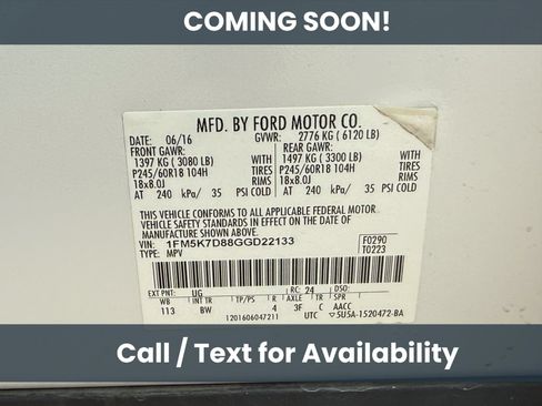 Used 2016 Ford Explorer XLT w/ Equipment Group 202A FWD image 12