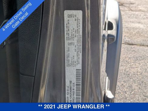 Used 2021 Jeep Wrangler Unlimited Sport image 43