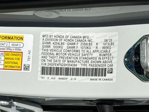 New 2025 Honda Civic Sport Touring image 28