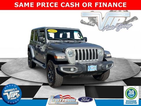 Used 2018 Jeep Wrangler Unlimited Sahara AWD/4WD image 1
