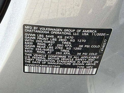 Used 2021 Volkswagen Atlas Cross Sport SE image 34