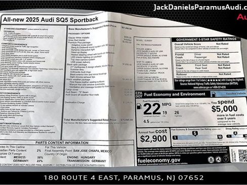 New 2025 Audi SQ5 Premium Plus w/ Premium Plus Package image 14