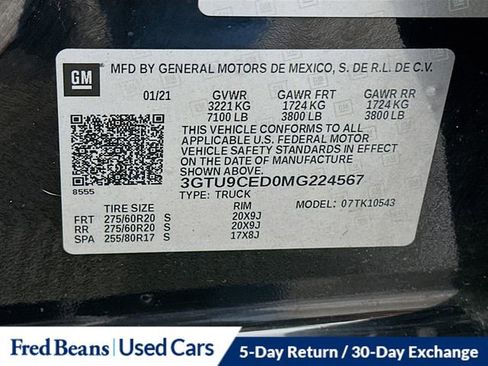 Used 2021 GMC Sierra 1500 Elevation image 32