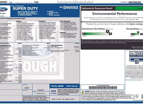 Used 2021 Ford F350 Lariat w/ Chrome Package image 2