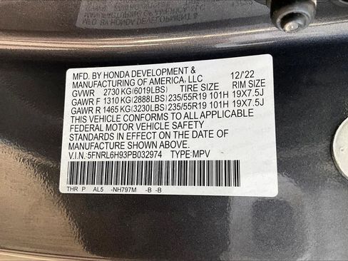 Used 2023 Honda Odyssey Elite image 35