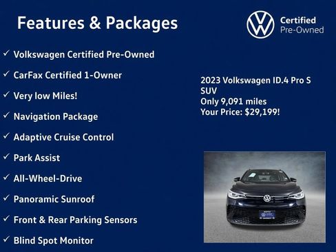 Used 2023 Volkswagen ID.4 Pro S AWD/4WD image 5
