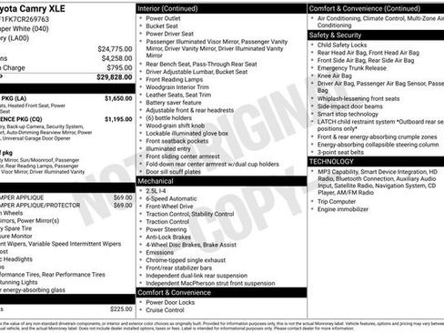 Used 2012 Toyota Camry XLE w/ Leather Pkg FWD image 24