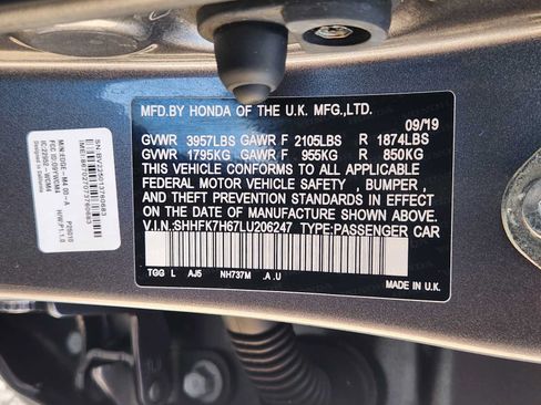 Used 2020 Honda Civic EX image 33
