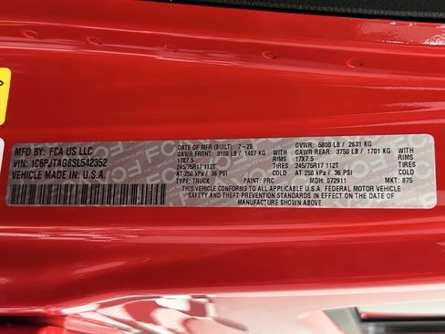 New 2025 Jeep Gladiator Sport image 27