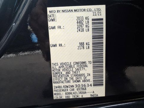 Used 2022 Nissan Altima 2.5 SV image 33