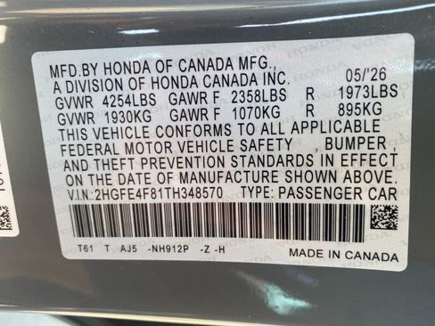 Certified 2026 Honda Civic Sport Touring image 39