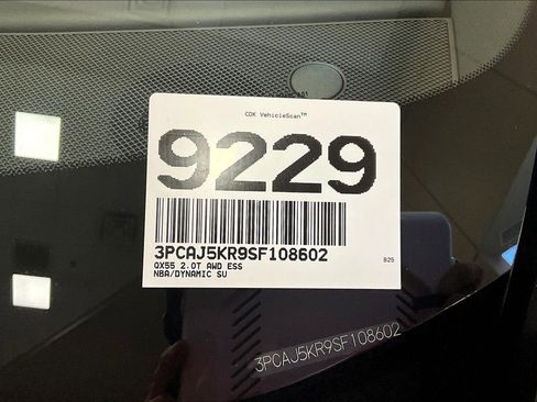 Used 2025 INFINITI QX55 Essential image 8