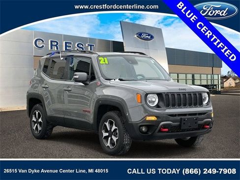 Used 2021 Jeep Renegade Trailhawk image 1