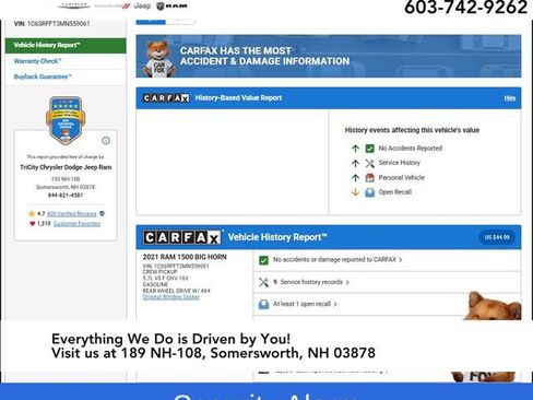 Used 2021 RAM 1500 Big Horn w/ Built-to-serve Edition image 22