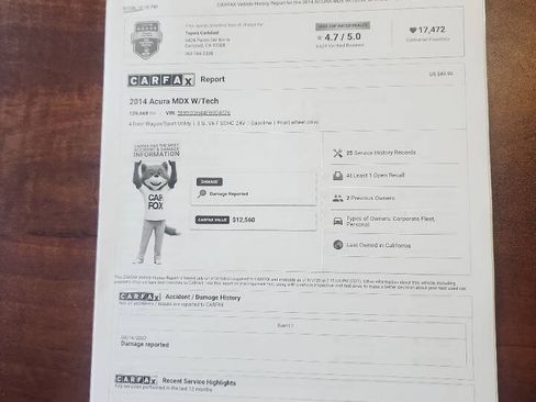Used 2014 Acura MDX w/ Technology Package FWD image 11