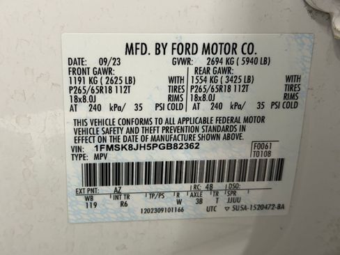 Certified 2023 Ford Explorer Timberline w/ Timberline Technology Package AWD/4WD image 25