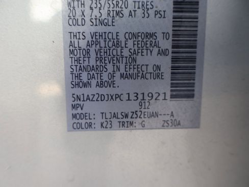 Used 2023 Nissan Murano Platinum w/ Cargo Package image 36