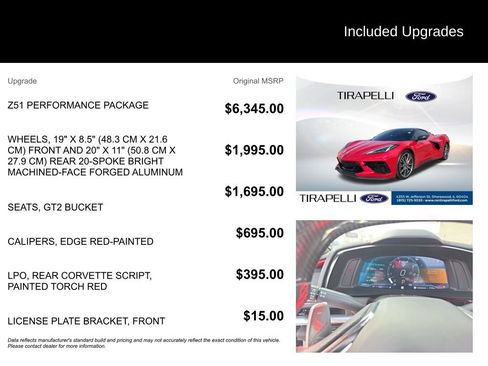 Used 2023 Chevrolet Corvette Stingray Preferred Conv w/ Z51 Performance Package image 12