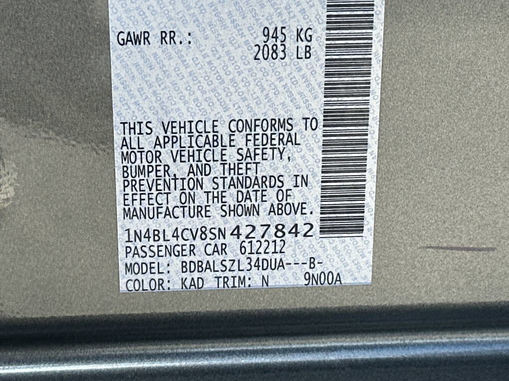 Used 2025 Nissan Altima 2.5 SR FWD image 31