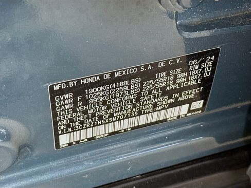 Certified 2025 Honda HR-V Sport image 37