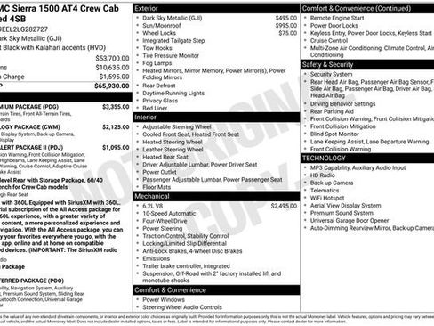 Used 2020 GMC Sierra 1500 AT4 w/ AT4 Premium Package AWD/4WD image 26